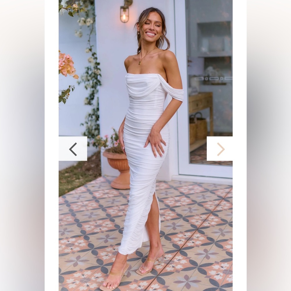Billy J Kylie Maxi Dress - White